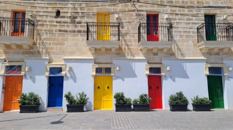 Malta, marsaxlokk, šarena vrata